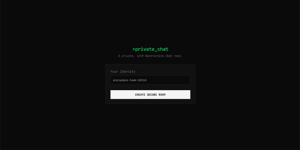 Realtime Private Chat